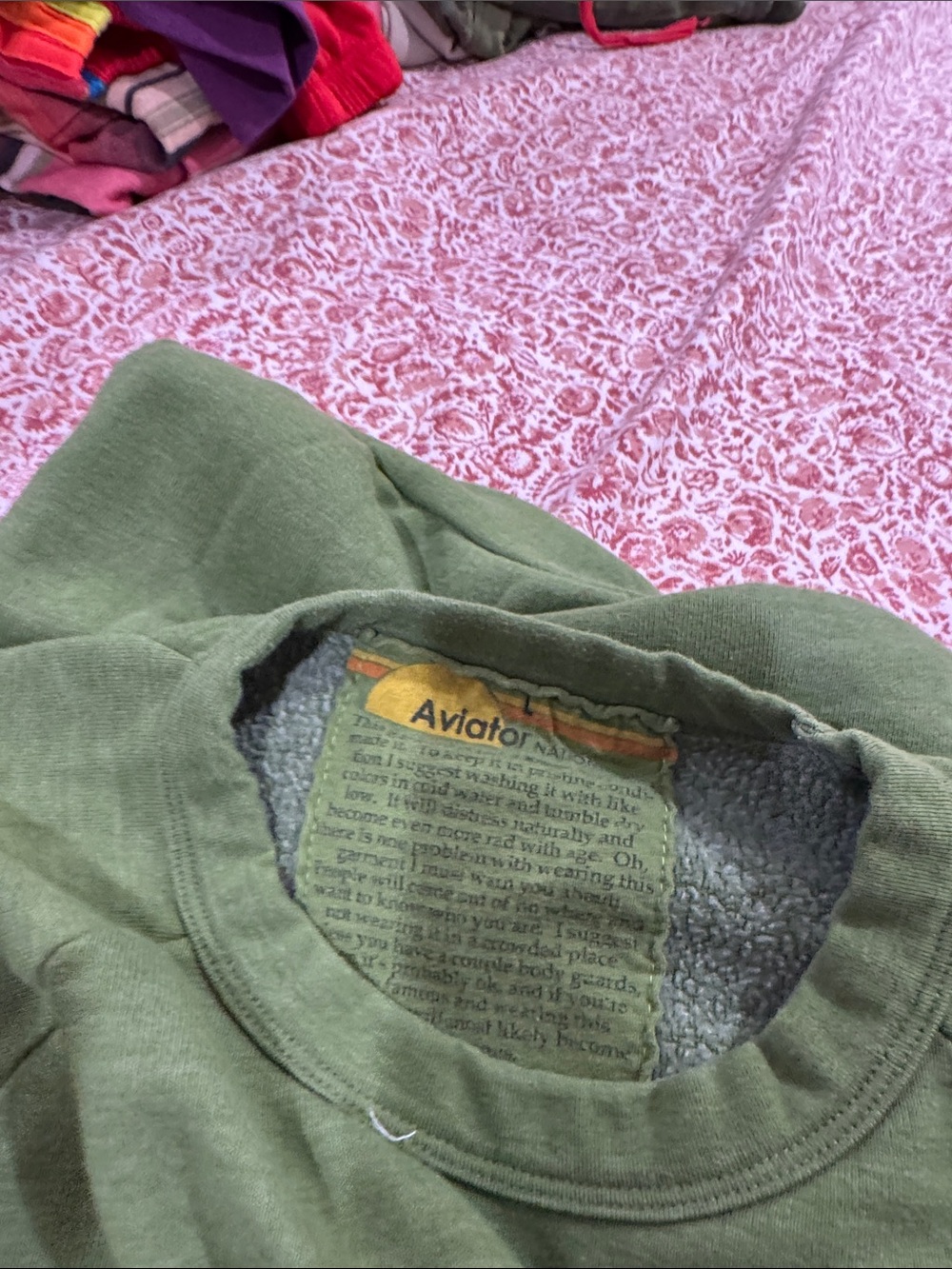 Aviator nation green tiger crewneck - Picture 2 of 3